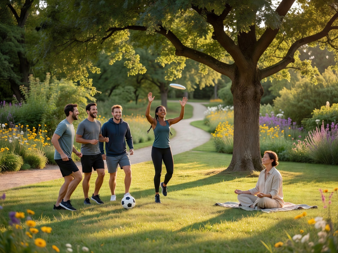 Balanced lifestyle imagery representing healthy free-play balance